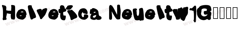Helvetica Neueltw1G字体转换